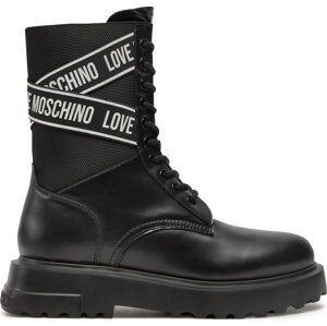 Polokozačky LOVE MOSCHINO JA24094G1LIA700A Černá