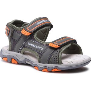 Sandály Lumberjack SB07606-027 S Šedá