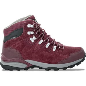 Trekingová obuv Jack Wolfskin Refugio Texapore Mid W 4050871 Bordó