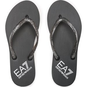 Žabky EA7 Emporio Armani XFQ012 XK322 S466 Černá