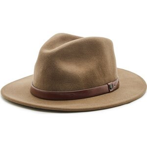 Klobouk Brixton Messer Fedora 10763 Hnědá