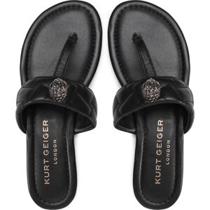 Žabky Kurt Geiger Kensington T-Bar Sandal 8651400109 Černá