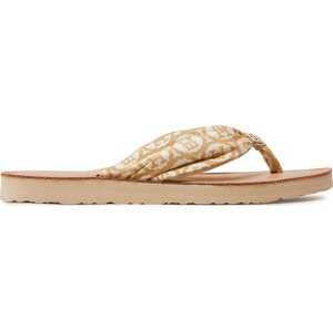 Žabky Tommy Hilfiger Th Emblem Elevated Beach Sandal FW0FW07847 Béžová