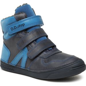 Kozačky DD Step W040-893BL Tmavomodrá