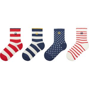 Sada 4 párů dětských vysokých ponožek United Colors Of Benetton 6AO30703P Barevná