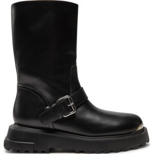 Polokozačky LOVE MOSCHINO JA24134G1LIA0000 Černá