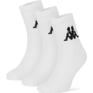 Ponožky Kappa Z4444_AW24 (3-PACK) Bílá