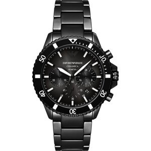 Hodinky Emporio Armani Ceramic AR70010 Černá