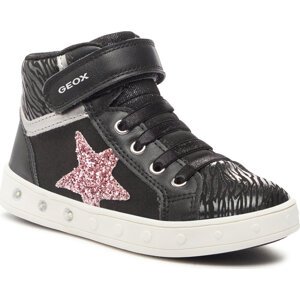 Sneakersy Geox J Skylin Girl J368WG 0BJDH C9231 S Černá