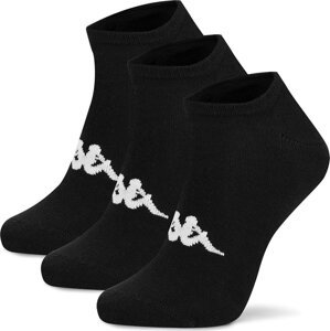 Pánské klasické ponožky Kappa Z4441_AW24 (3-PACK) Černá
