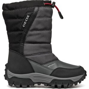 Sněhule Geox J Himalaya Boy B Abx J26FRA 0FU54 C9211 M Šedá