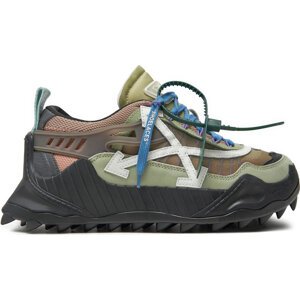 Sneakersy Off-White OMIA139S22FAB0015501 Zelená