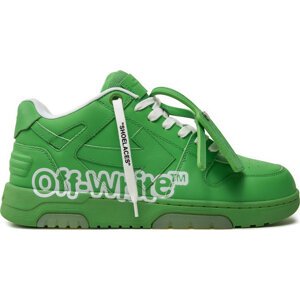 Sneakersy Off-White OMIA189S22LEA0045501 Zelená