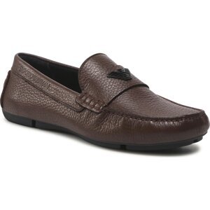 Mokasíny Emporio Armani X4B124 XF665 00214 Hnědá