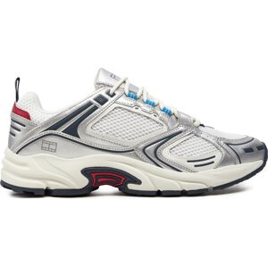 Sneakersy Tommy Jeans Archive Retro Runner EM0EM01486 Stříbrná