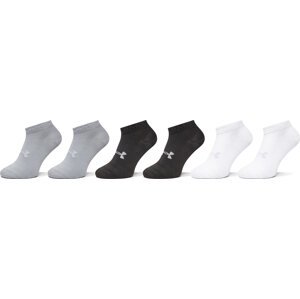 Sada 6 párů dámských nízkých ponožek Under Armour Unisex UA Essential 6pk Low 1386239-002 Barevná