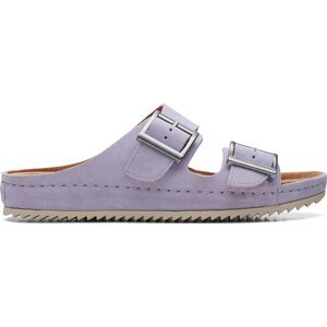 Nazouváky Clarks Brookleigh Sun 26170057 Lilac Suede