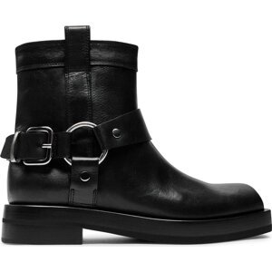 Polokozačky AGL Rina Lowboot D774502PGDESER0000 Černá