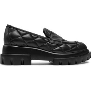 Loafersy AGL Celeste Matelasse D756033PGKA0761013 Černá