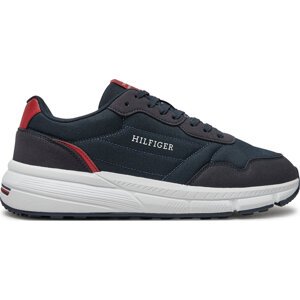 Sneakersy Tommy Hilfiger Faston Mix Ess FM0FM05141 Tmavomodrá
