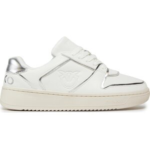 Sneakersy Pinko Flamine Sneaker 20231 BLKS1 101226.A0VK White/Silver ZI6