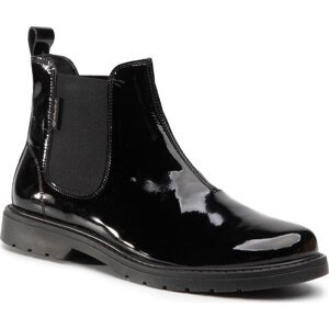Kotníková obuv s elastickým prvkem Naturino Piccadilly 0012501566.03.0A01 DDD Černá