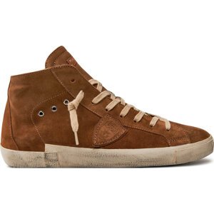 Sneakersy Philippe Model PRHU DF03 Hnědá