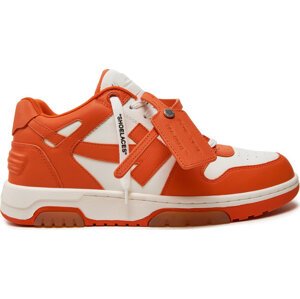 Sneakersy Off-White OMIA189S22LEA0010120 Oranžová