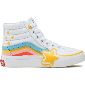 Sneakersy Vans Sk8-Hi Rainbow Star VN000BVMAHP1 Bílá