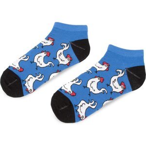 Nízké ponožky Unisex Cup of Sox Pani Kura F Tmavomodrá