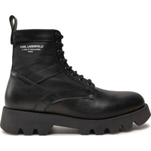 Kotníková obuv KARL LAGERFELD KL11164 Černá