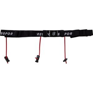Sportovní opasek Compressport Race Number Belt CU00013B Černá
