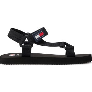 Sandály Tommy Jeans Tjm Casual Sandal EM0EM01399 Černá