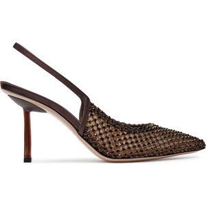 Sandály Le Silla Chanel Gilda Stocking 2299U080P1PPSAS748 Hnědá
