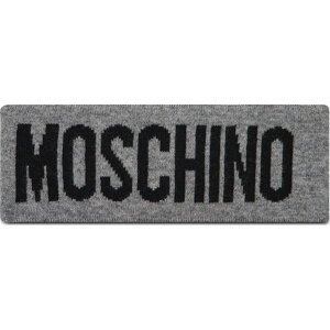 Textilní čelenka MOSCHINO 65235 M2355 Šedá