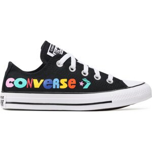 Plátěnky Converse Ctas Ox 172827C Black/Amarillo/Bold Mandarin