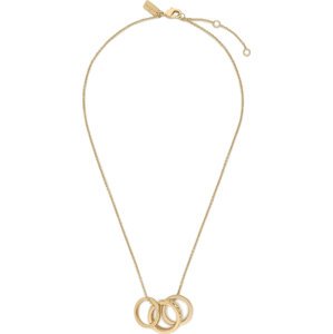 Náhrdelník Coach Signature Openwork Pendant Necklace 37422694GLD710 Zlatá