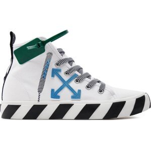 Plátěnky Off-White Mid Top Vulcanized Canvas OMIA119S22FAB0010145 Bílá