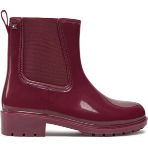 Holínky Tommy Hilfiger Flag Rainboot FW0FW08213 Bordó