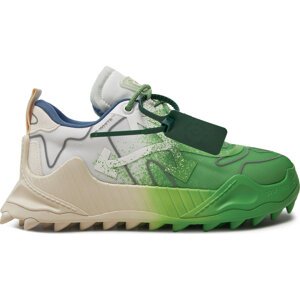 Sneakersy Off-White OMIA139S22FAB0020155 Zelená