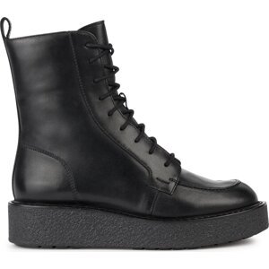 Polokozačky Geox D Elidea D36VEB 00043 C9999 Černá