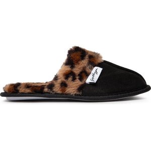 Bačkory HYPE Multi Womens Slip On Mule Slipper YWBS-010 Černá