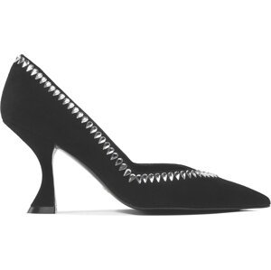 Lodičky Stuart Weitzman Gemcut Xcurve 85 Pum SD143 Černá