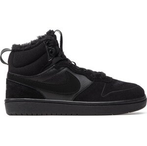 Sneakersy Nike Court Borough Mid 2 Boot Bg CQ4023 001 Černá