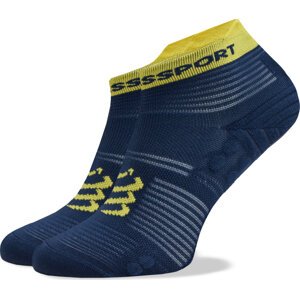 Nízké ponožky Unisex Compressport Pro Racing V4.0 Run Low XU00047B Tmavomodrá