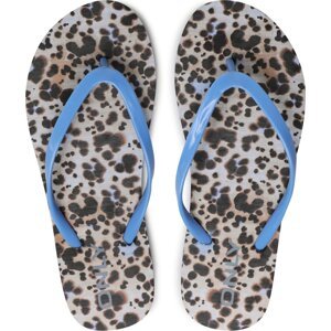 Žabky ONLY Shoes Onllitzia Printed Flip Flop 15289331 Modrá