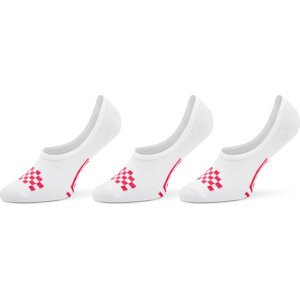 Sada 3 párů dámských ponožek Vans Wm Classic Canoodle 6.5-10 3Pk VN0A48HDJU41 Bílá