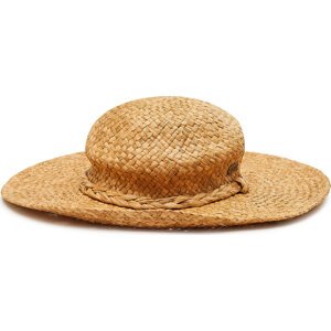 Klobouk Roxy Do You Feel Love Sun Hat ERJHA03992 Hnědá
