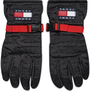 Pánské rukavice Tommy Jeans Clip AM0AM07953 Černá