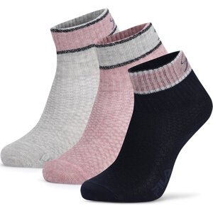 Ponožky Fila F8206-AW24 (3-pack) Růžová